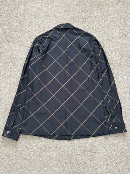 Jean Paul Gaultier Homme Objet Zipper Pocket Diamond Shirt