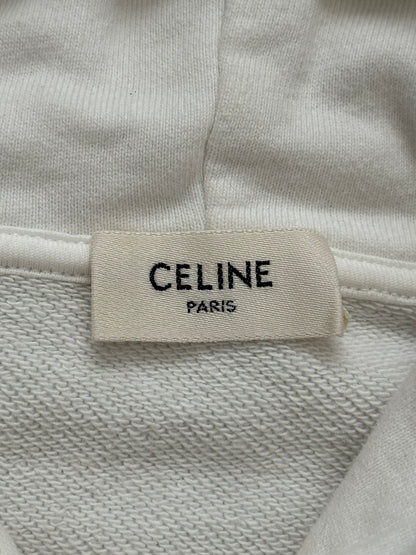 FW21 Celine by Hedi Slimane Studded Checkered Pullover Hoodie