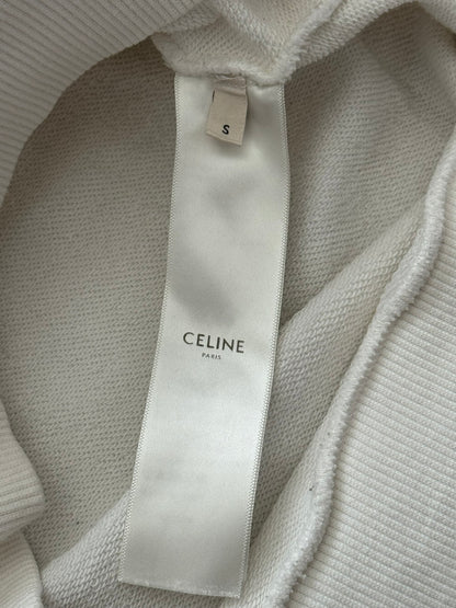 FW21 Celine by Hedi Slimane Studded Checkered Pullover Hoodie