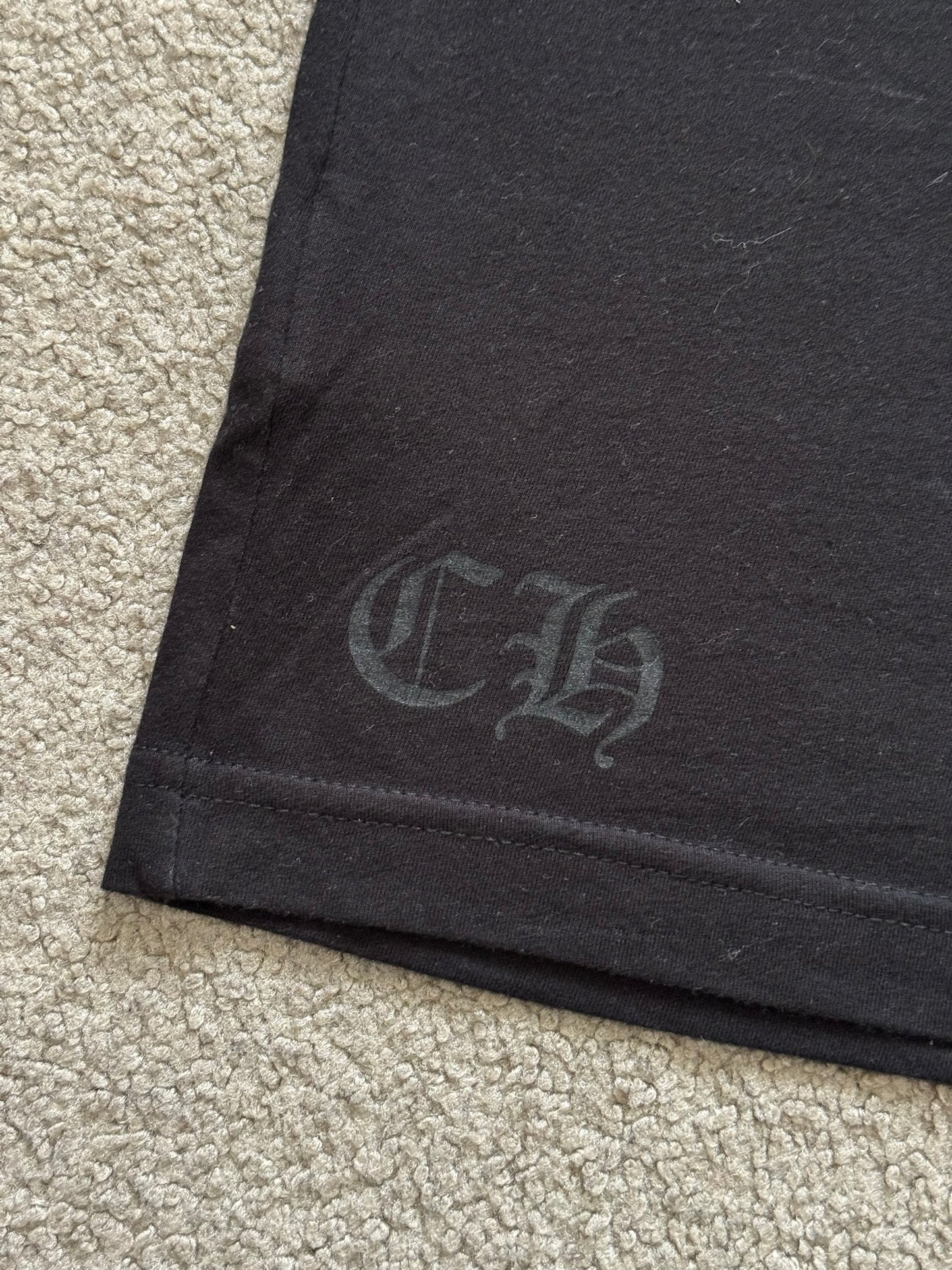 Chrome Hearts Scroll Text Logo Pocket T Shirt