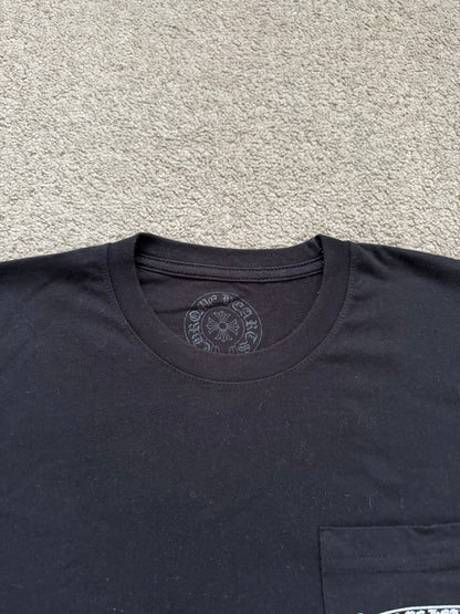 Chrome Hearts Scroll Text Logo Pocket T Shirt