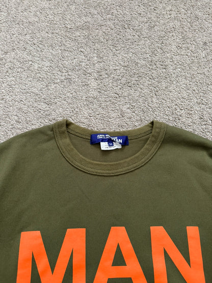 SS19 Junya Watanabe "MAN" Logo Crewneck Sweatshirt