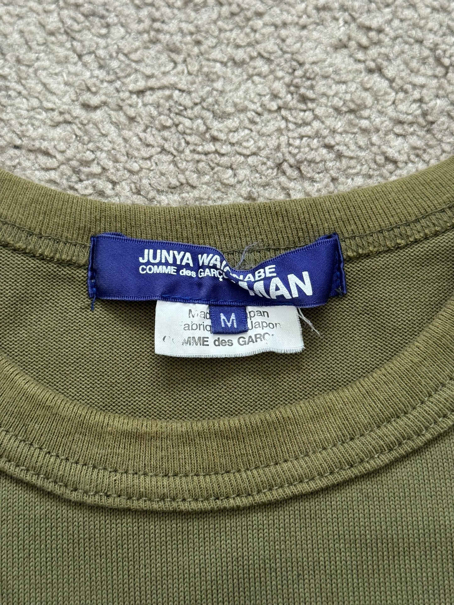 SS19 Junya Watanabe "MAN" Logo Crewneck Sweatshirt
