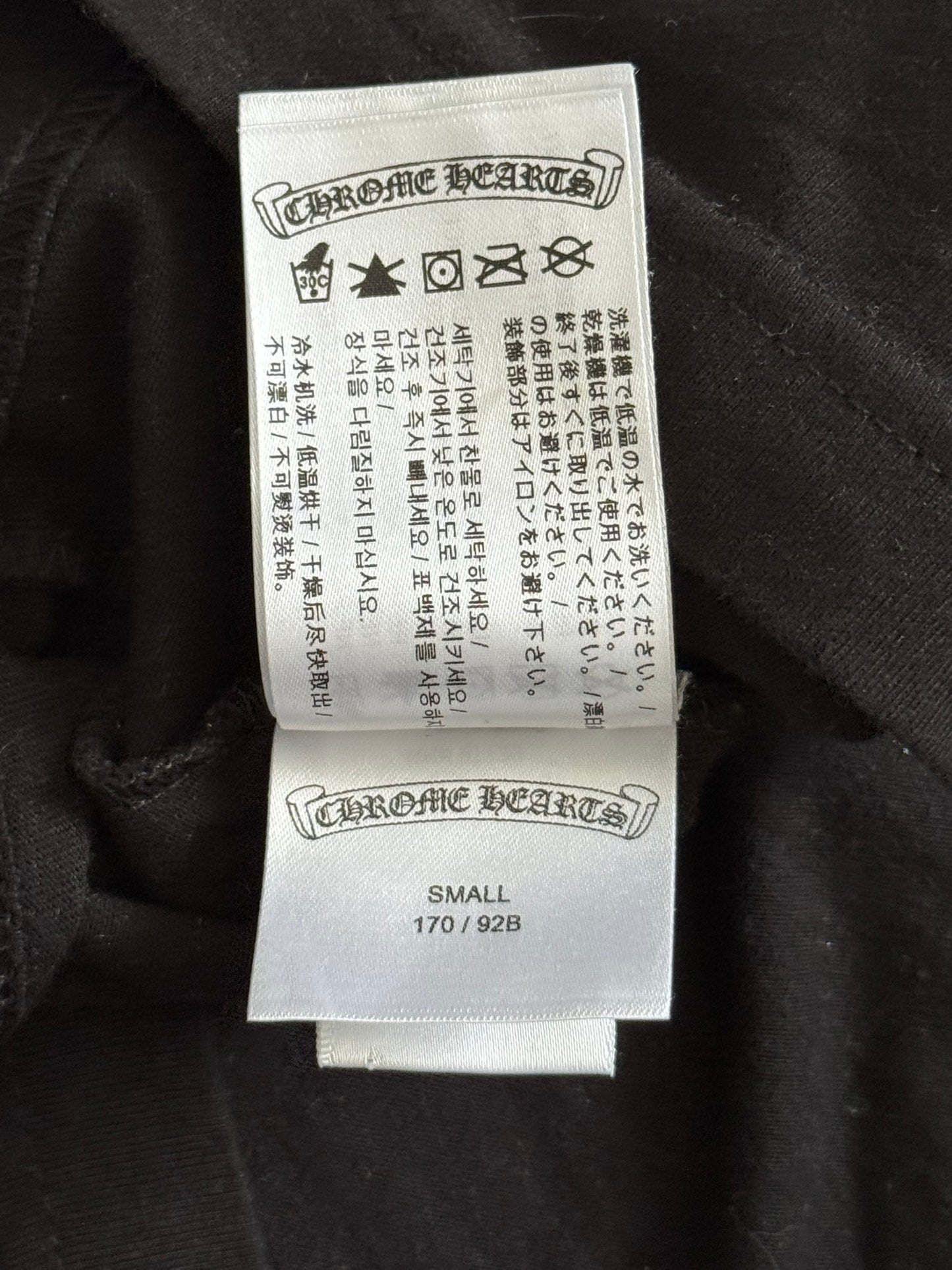 Chrome Hearts Scroll Text Logo Pocket T Shirt