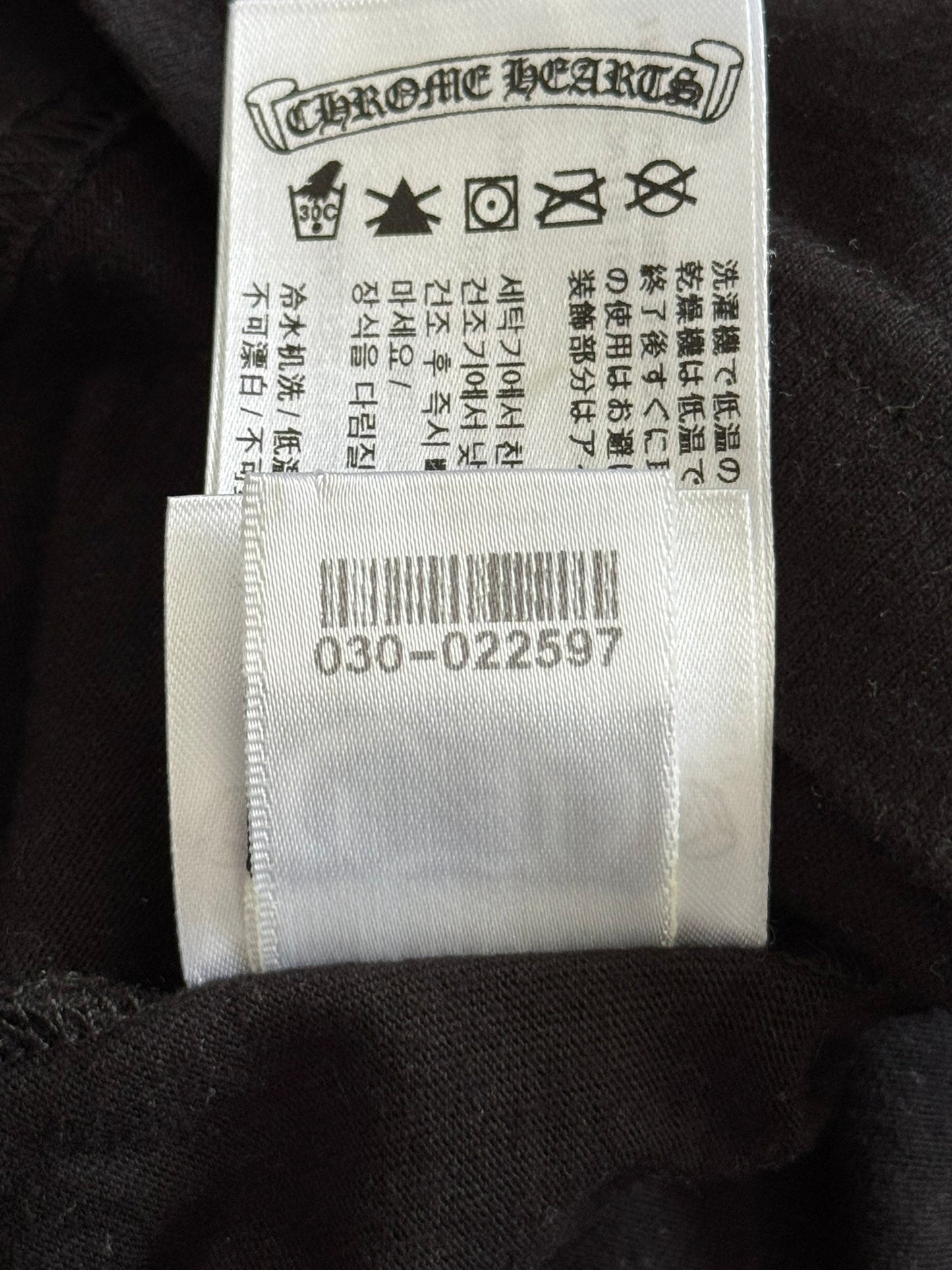 Chrome Hearts Scroll Text Logo Pocket T Shirt