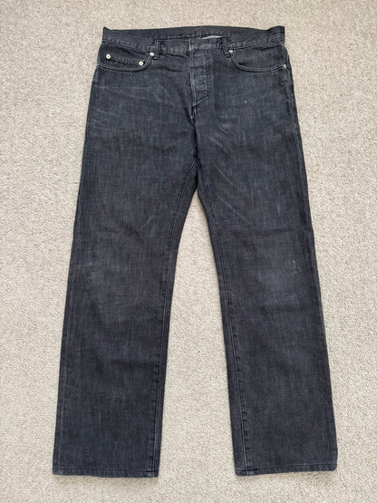Dior Homme by Hedi Slimane MIJ Faded Clawmark Denim Jeans