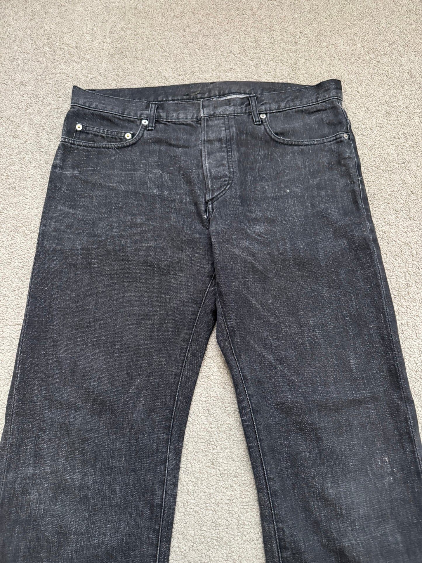 Dior Homme by Hedi Slimane MIJ Faded Clawmark Denim Jeans