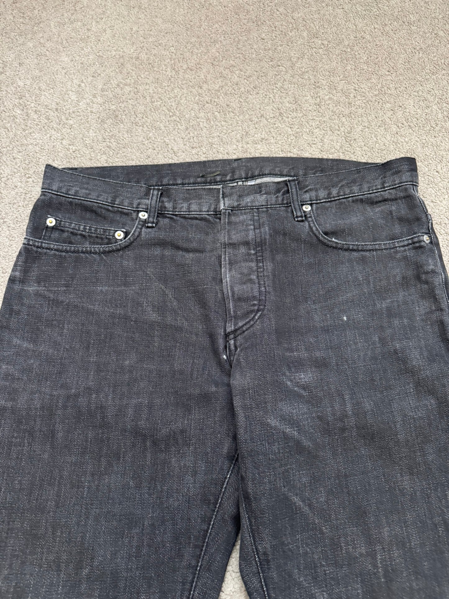 Dior Homme by Hedi Slimane MIJ Faded Clawmark Denim Jeans