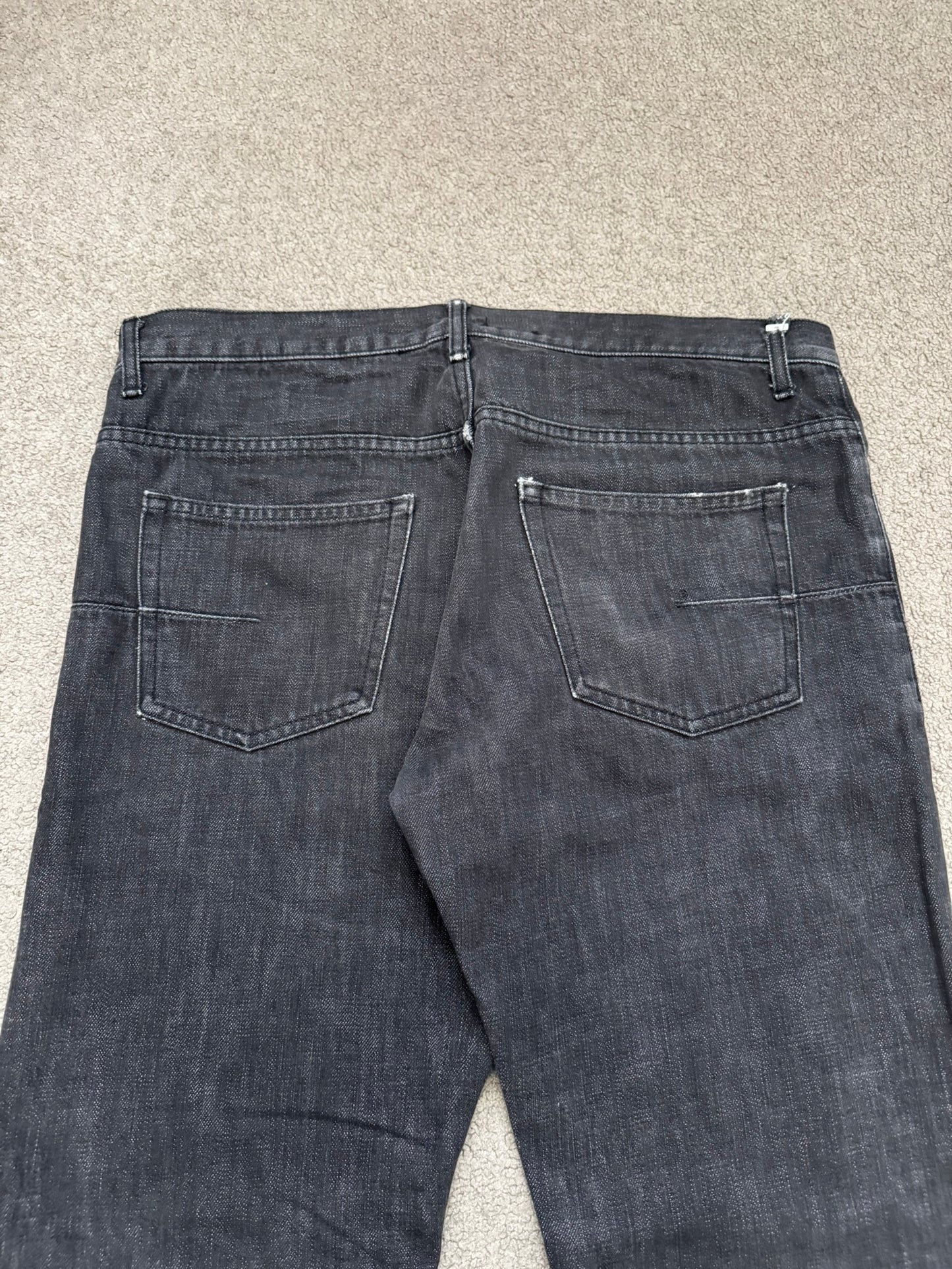 Dior Homme by Hedi Slimane MIJ Faded Clawmark Denim Jeans