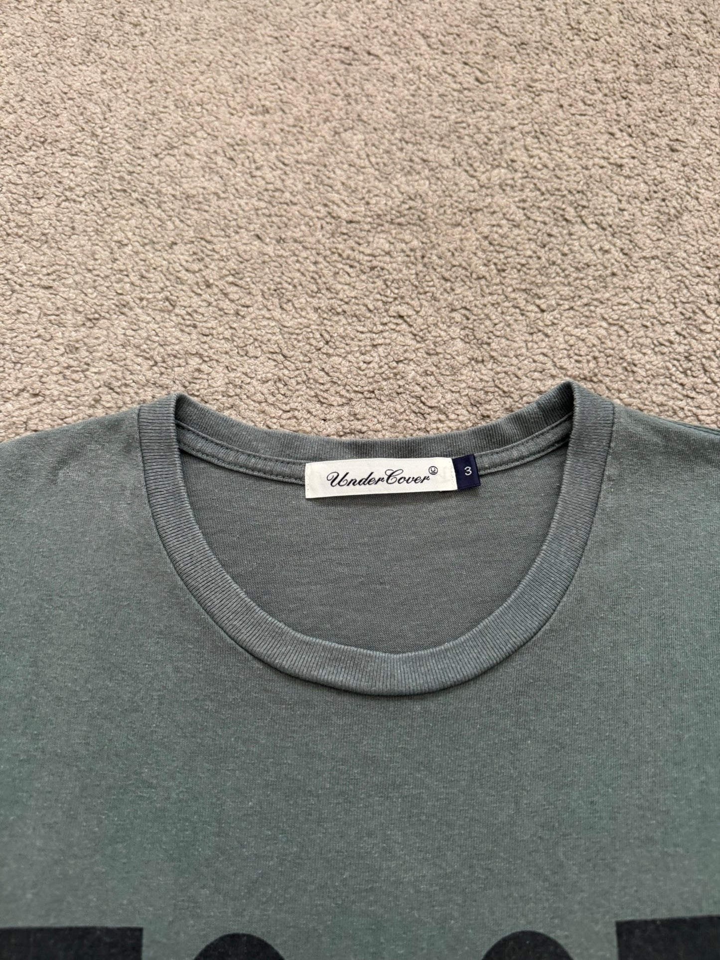 SS17 Undercover Vampire Fang Face Logo Graphic T Shirt