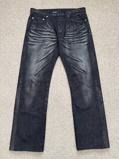 SS03 Dior Homme by Hedi Slimane "Follow Me" MIJ Clawmark Denim Jeans