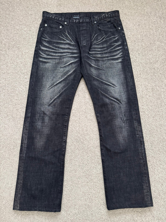 SS03 Dior Homme by Hedi Slimane "Follow Me" MIJ Clawmark Denim Jeans
