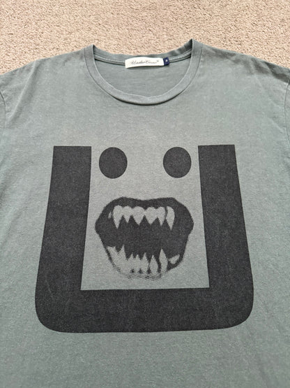 SS17 Undercover Vampire Fang Face Logo Graphic T Shirt