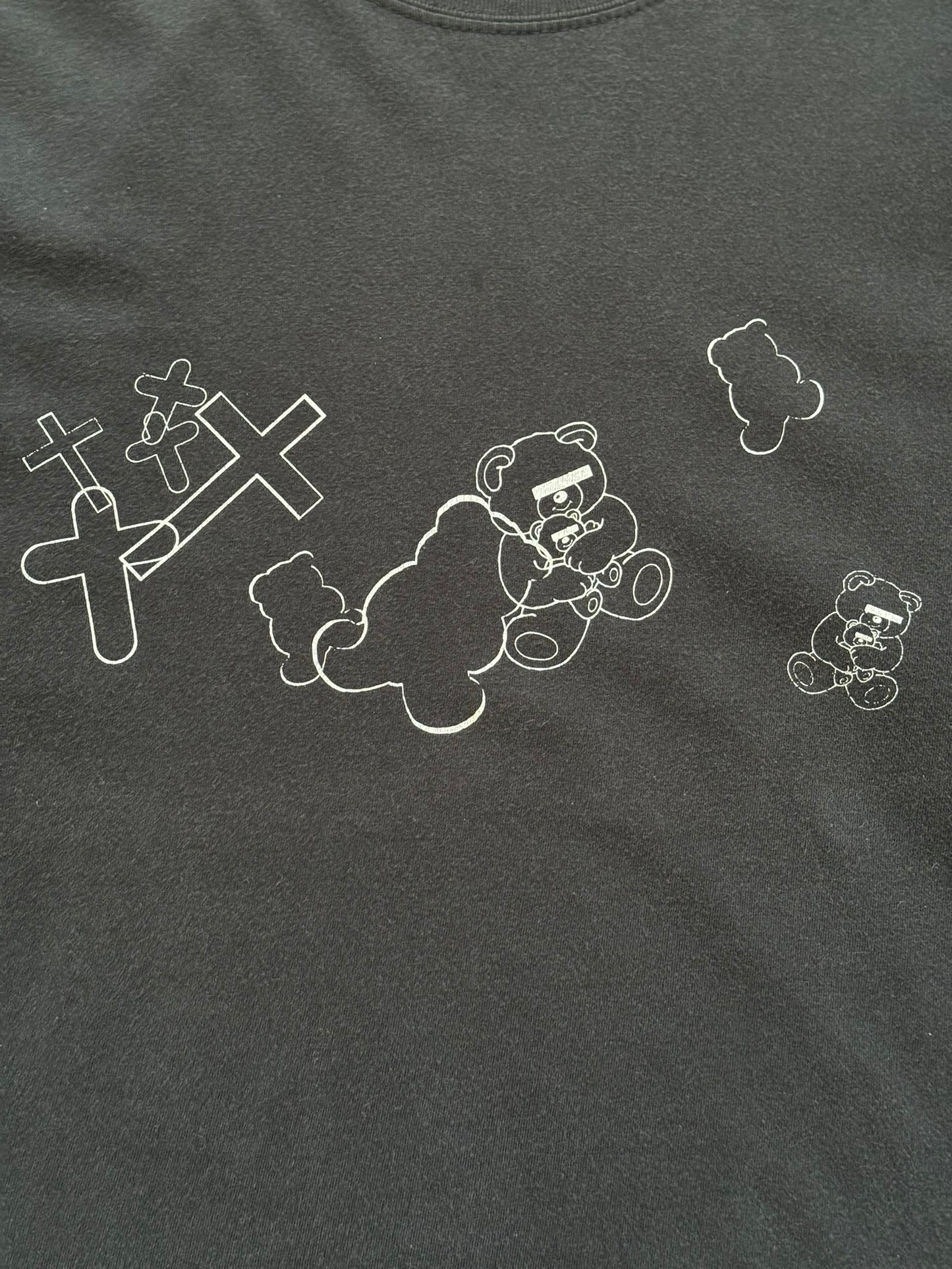 AW02 Undercover Witch's Cell Division Bear Cross Long Sleeve Shirt