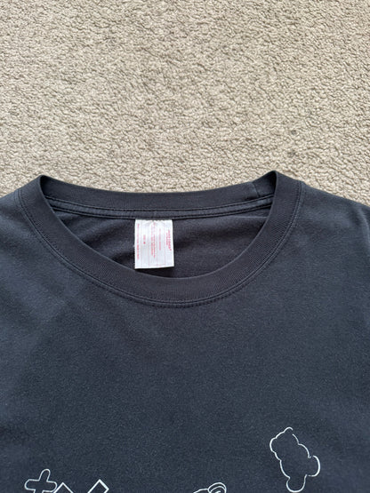 AW02 Undercover Witch's Cell Division Bear Cross Long Sleeve Shirt