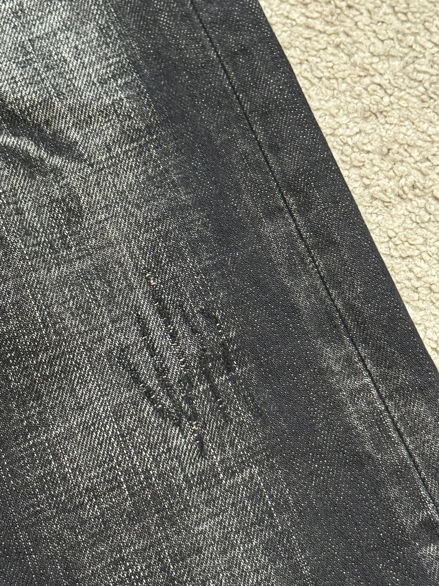 SS03 Dior Homme by Hedi Slimane "Follow Me" MIJ Clawmark Denim Jeans