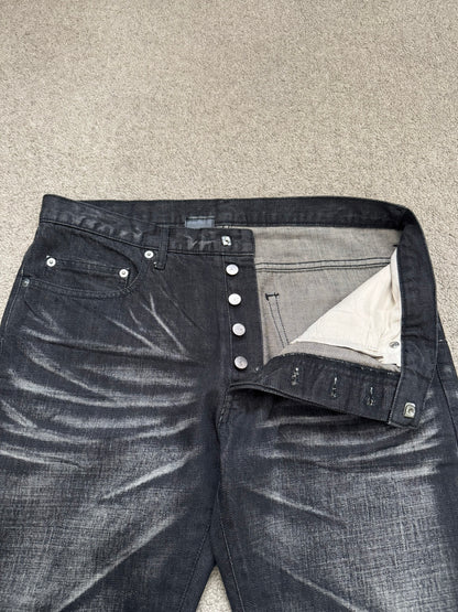 SS03 Dior Homme by Hedi Slimane "Follow Me" MIJ Clawmark Denim Jeans