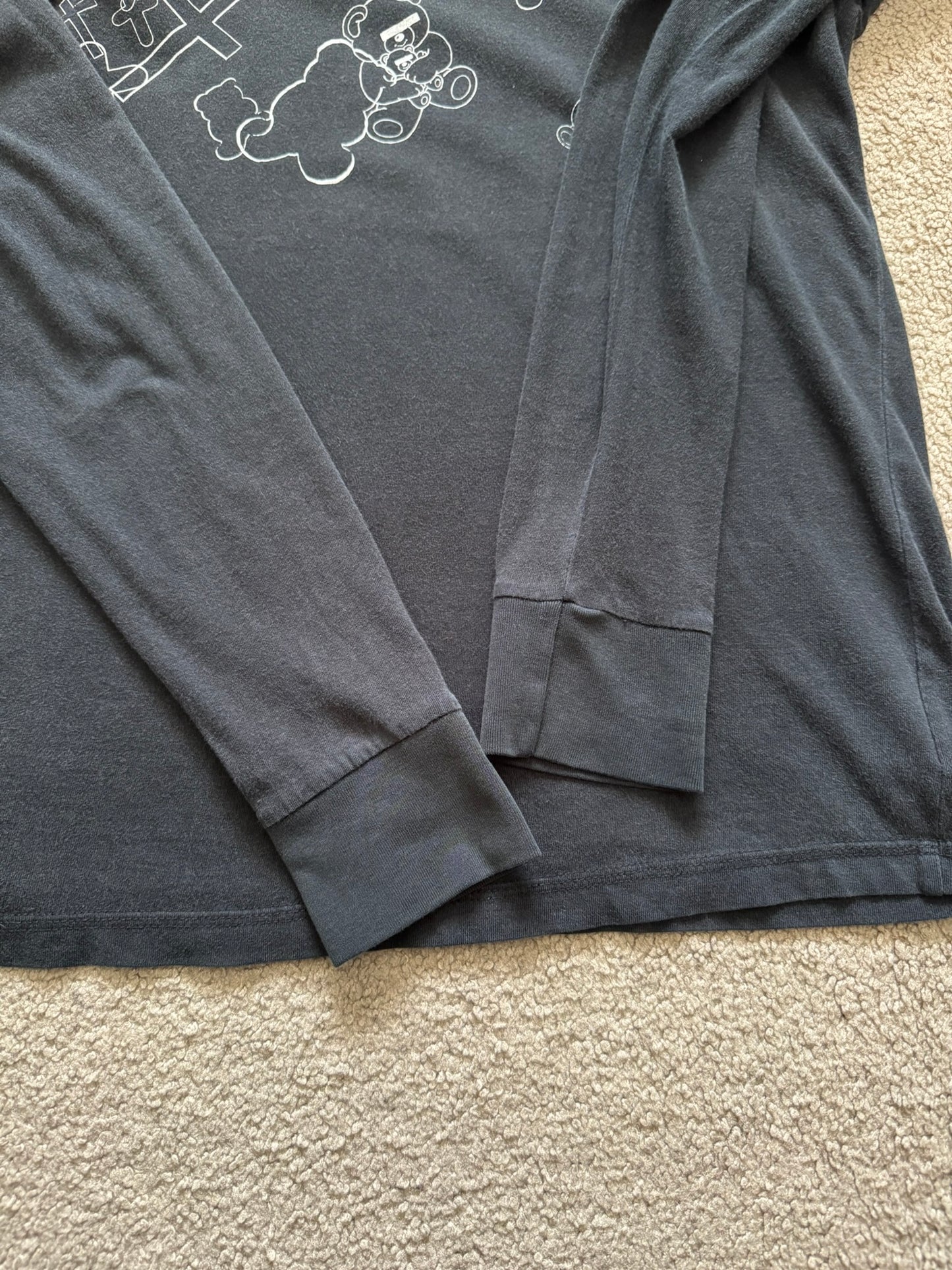 AW02 Undercover Witch's Cell Division Bear Cross Long Sleeve Shirt