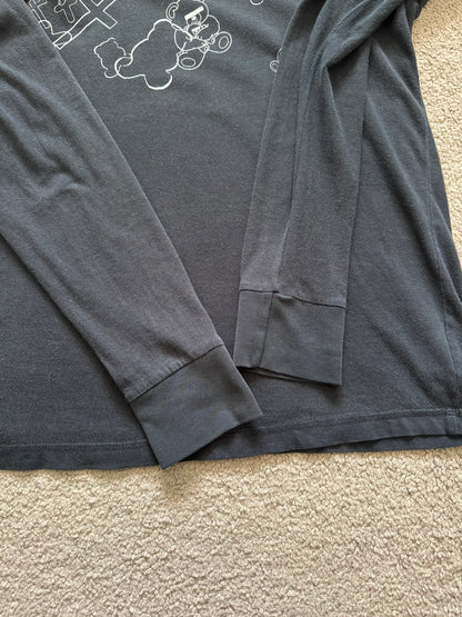 AW02 Undercover Witch's Cell Division Bear Cross Long Sleeve Shirt