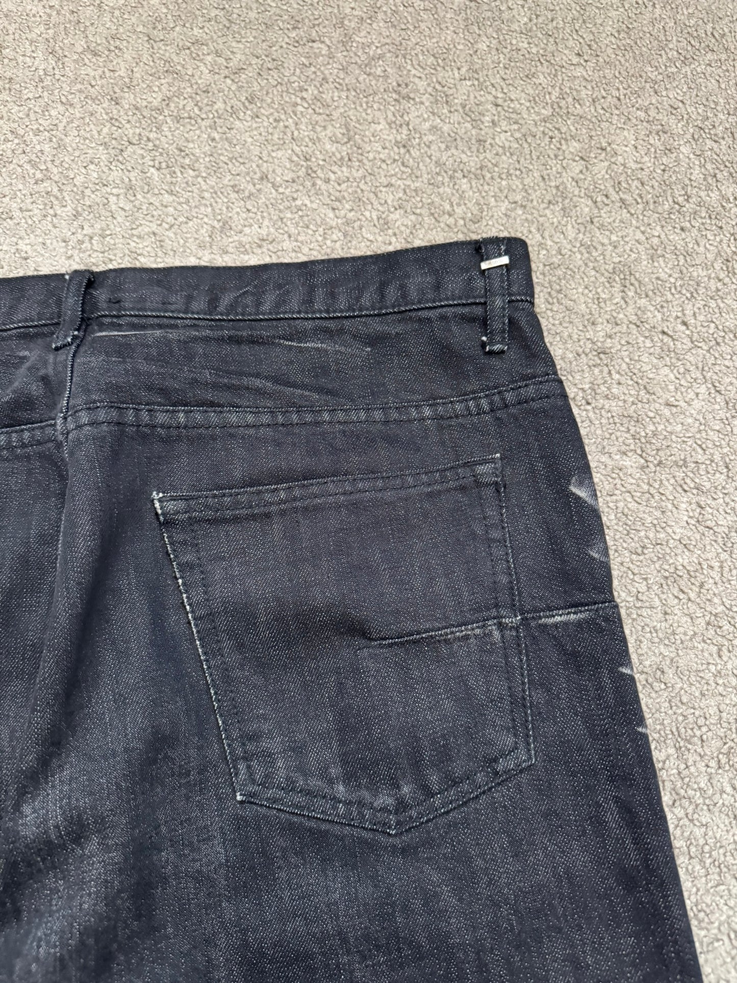 SS03 Dior Homme by Hedi Slimane "Follow Me" MIJ Clawmark Denim Jeans