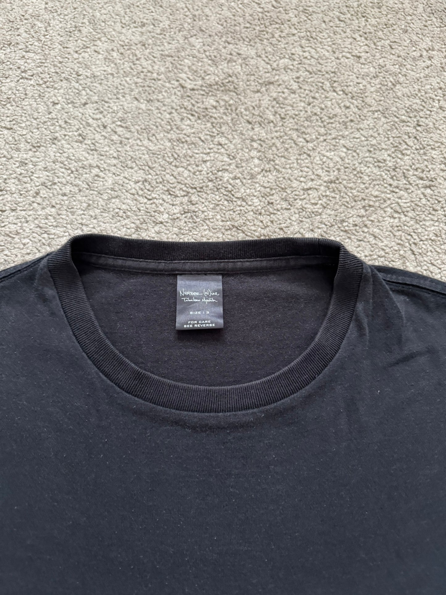 SS/AW03 Number (N)ine "Touch Me I'm Sick" Borderline T Shirt