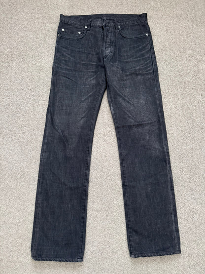 Dior Homme by Hedi Slimane MIJ Black Clawmark Denim Jeans