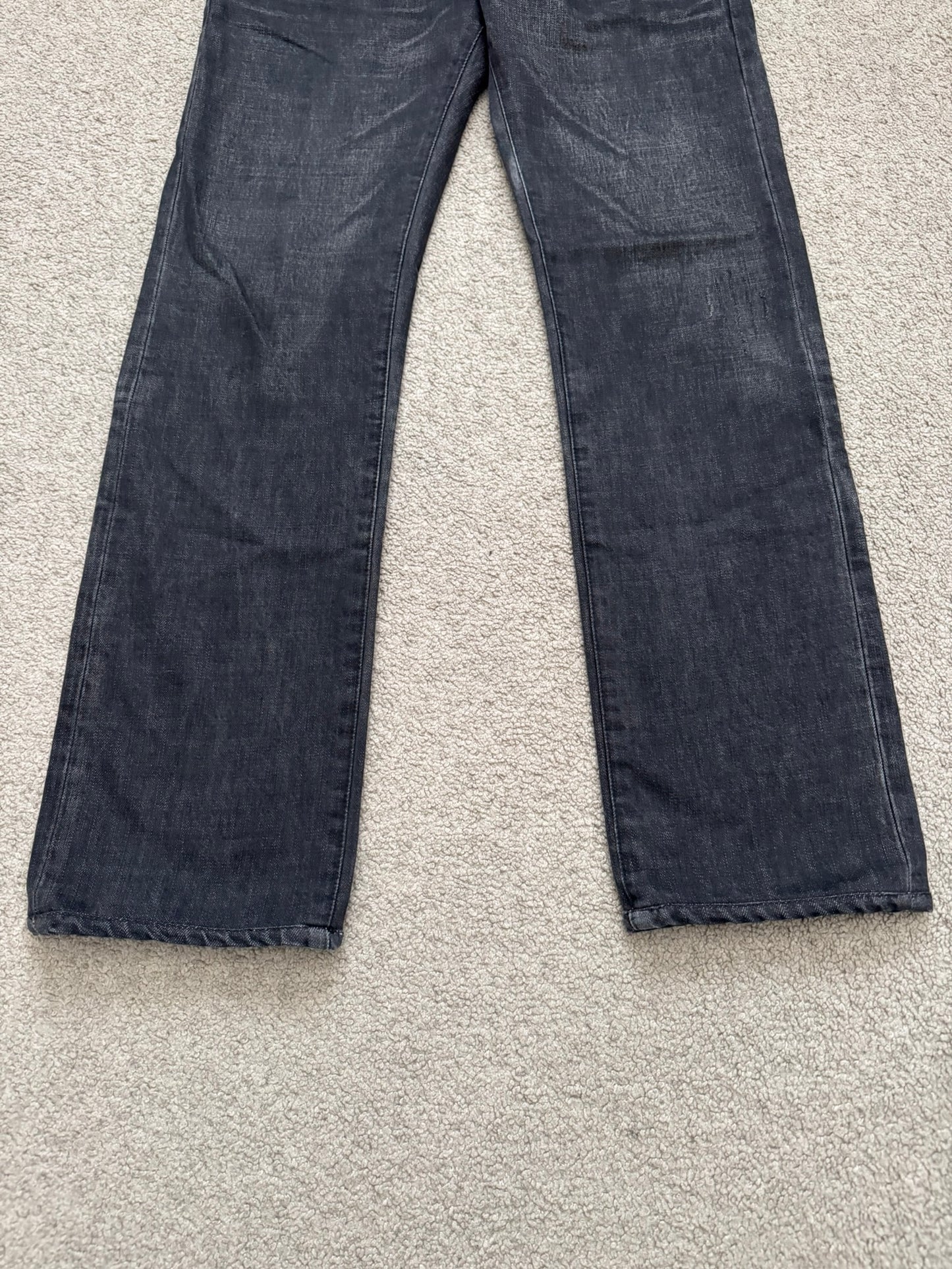 Dior Homme by Hedi Slimane MIJ Black Clawmark Denim Jeans