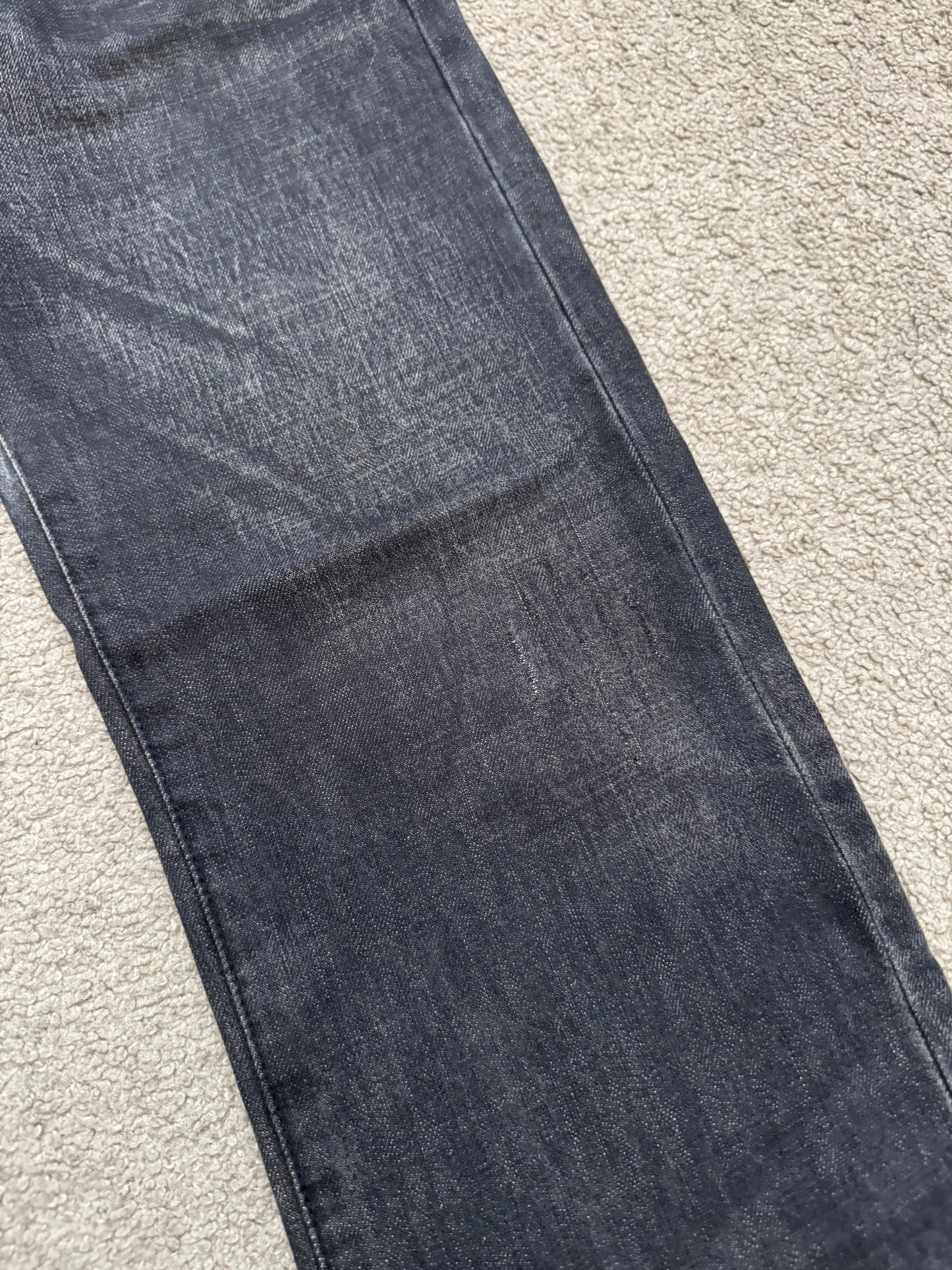 Dior Homme by Hedi Slimane MIJ Black Clawmark Denim Jeans