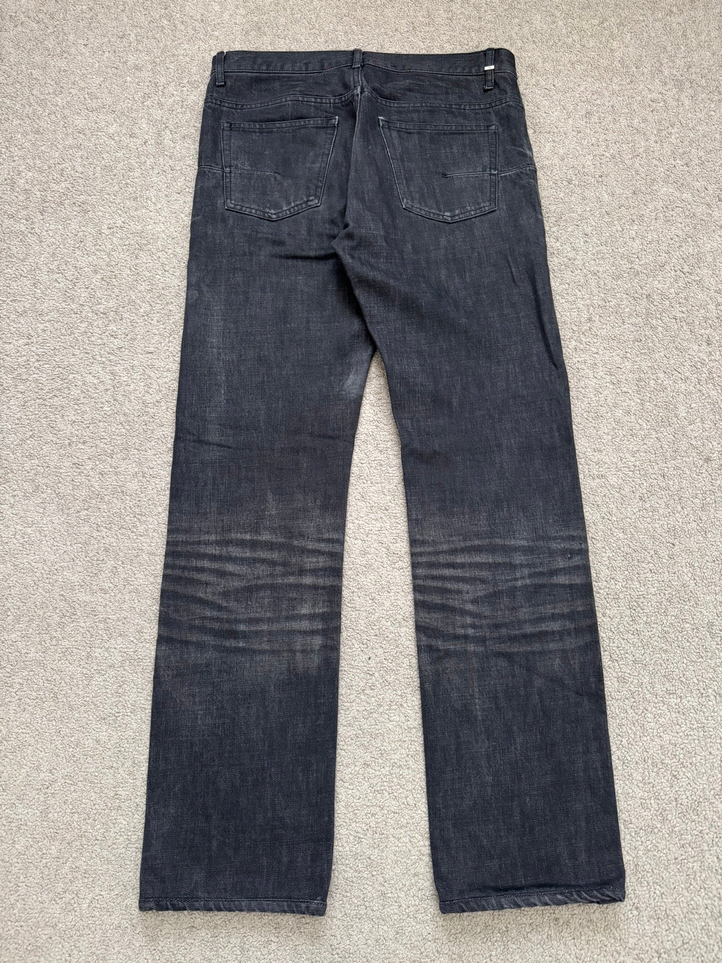 Dior Homme by Hedi Slimane MIJ Black Clawmark Denim Jeans