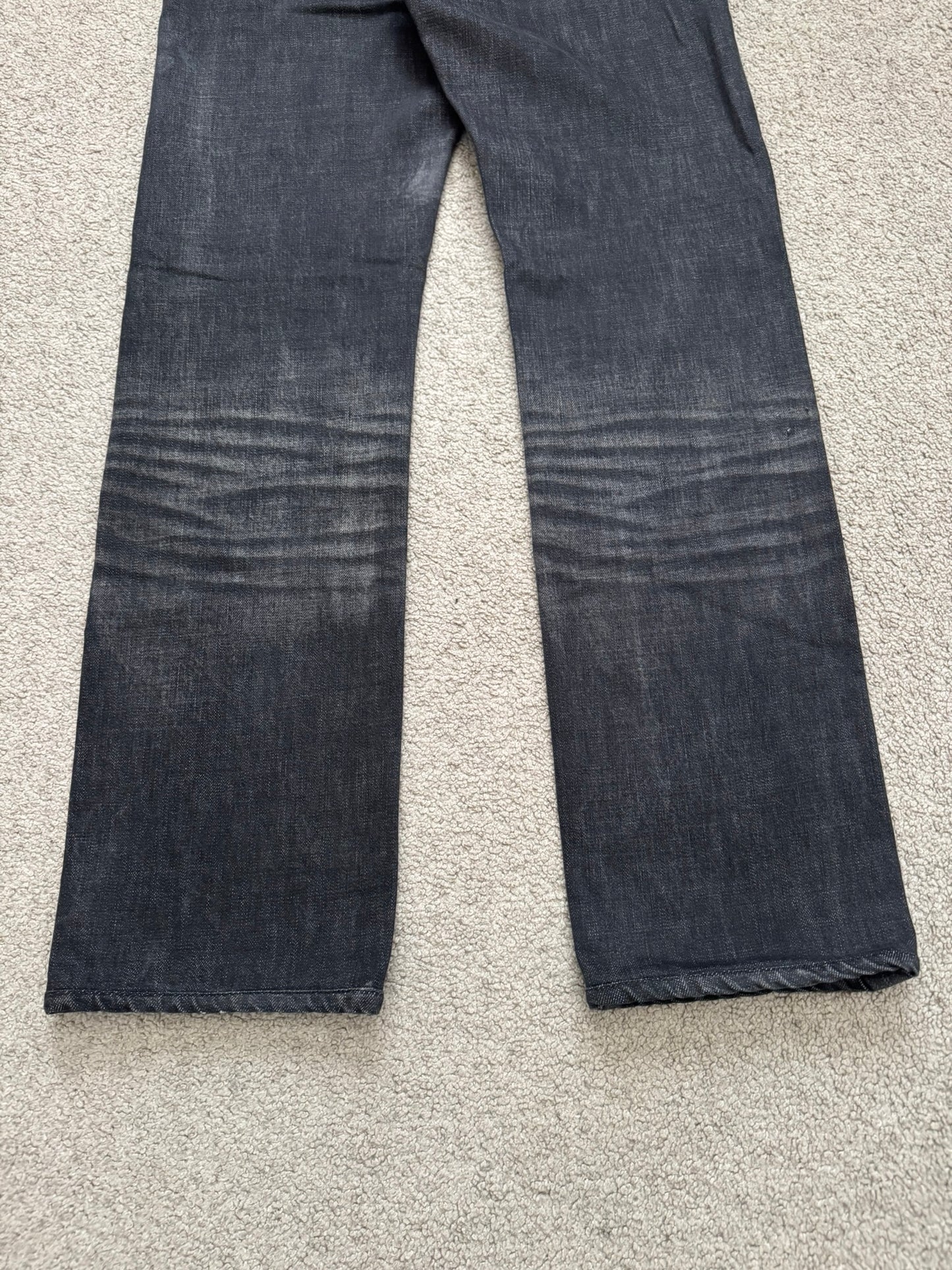 Dior Homme by Hedi Slimane MIJ Black Clawmark Denim Jeans