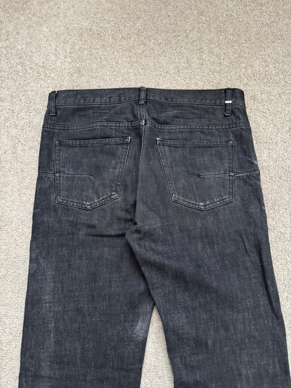 Dior Homme by Hedi Slimane MIJ Black Clawmark Denim Jeans