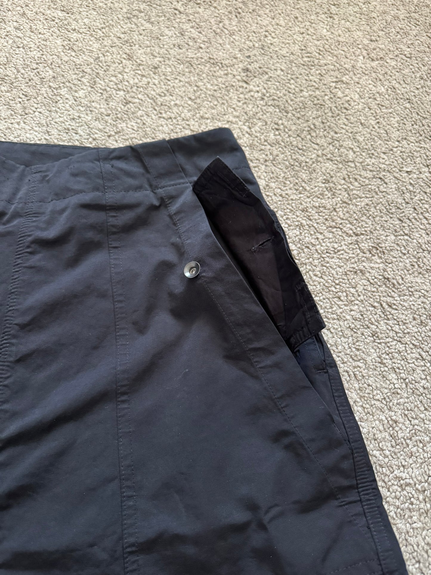 SS17 Rick Owens DRKSHDW "Walrus" Nylon Aircut Pods Shorts