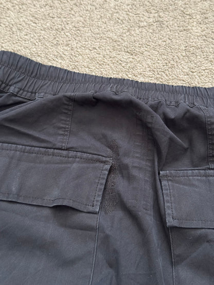 SS15 Rick Owens Mainline "Faun" Black Angel/Lung Pods Shorts