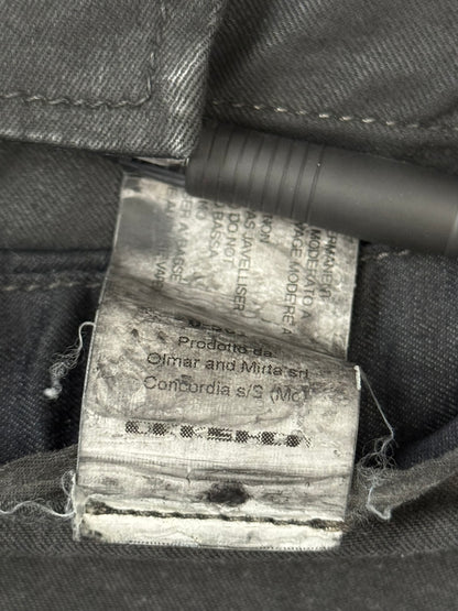 SS14 Rick Owens DRKSHDW "Vicious" Half Layer Waxed Aircut Denim Jeans