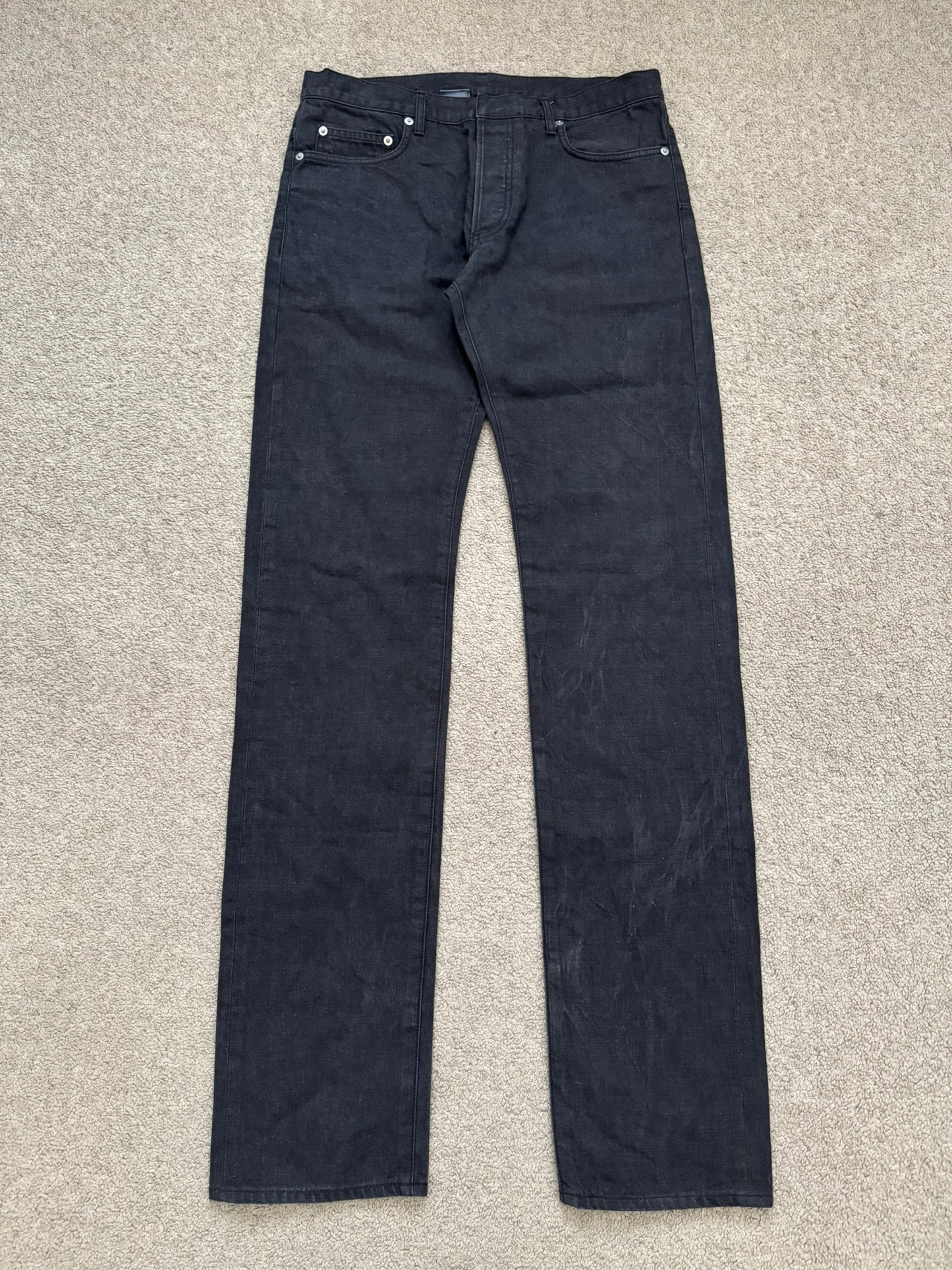 Dior Homme by Hedi Slimane MIJ Black Denim Jeans