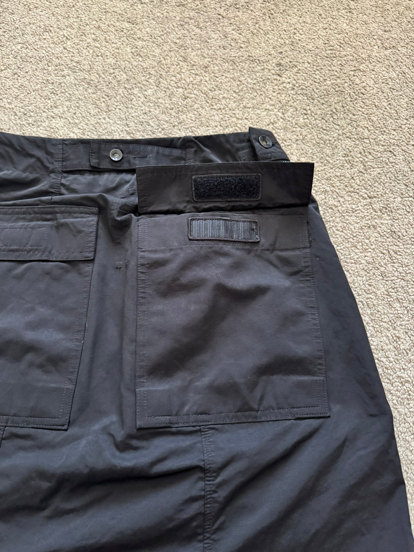 SS17 Rick Owens DRKSHDW "Walrus" Nylon Aircut Pods Shorts