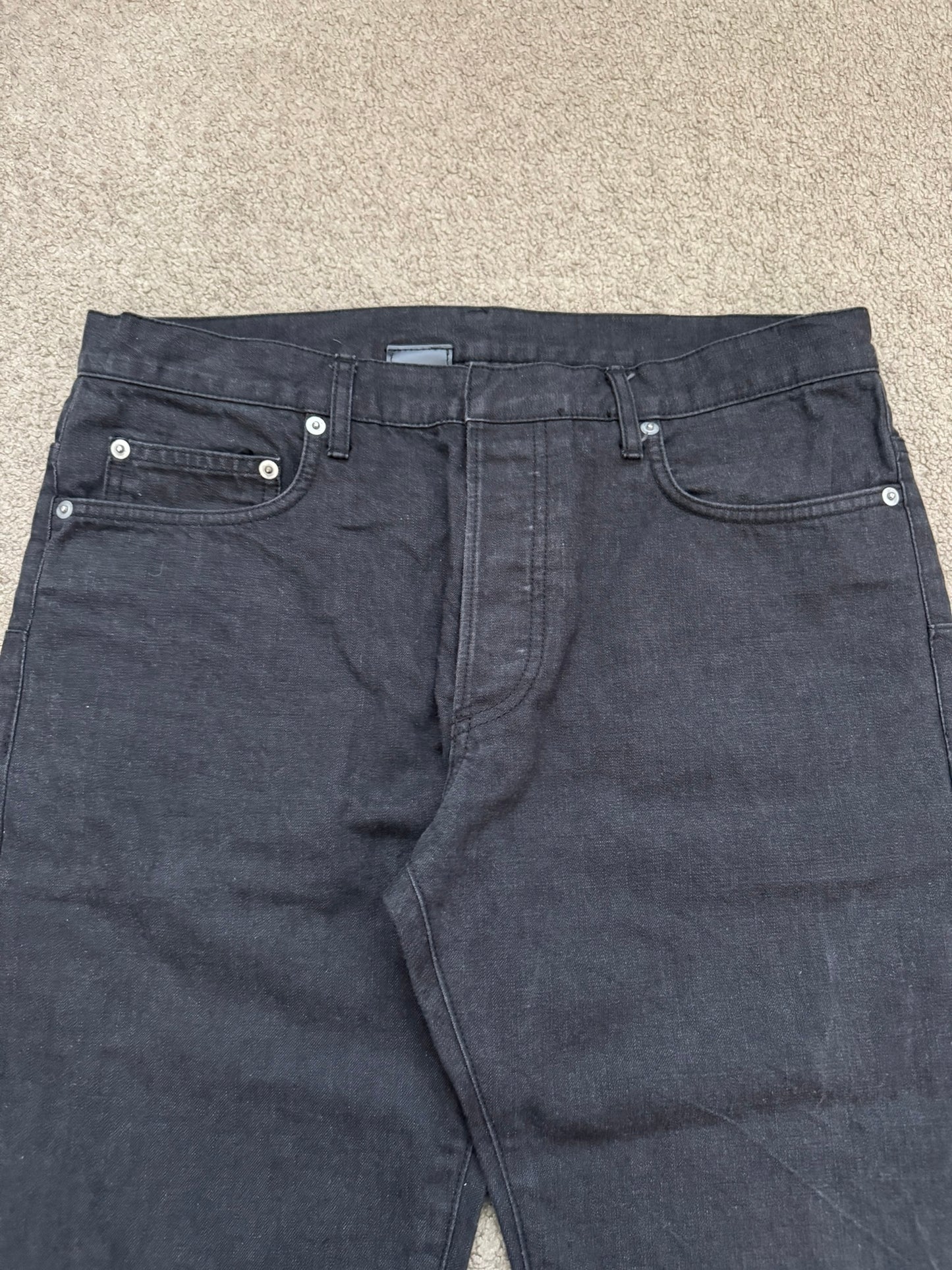 Dior Homme by Hedi Slimane MIJ Black Denim Jeans