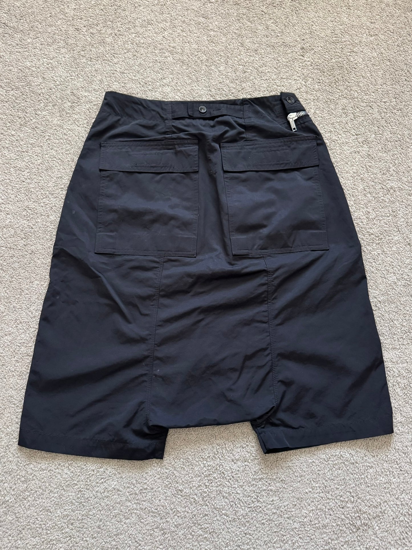 SS17 Rick Owens DRKSHDW "Walrus" Nylon Aircut Pods Shorts