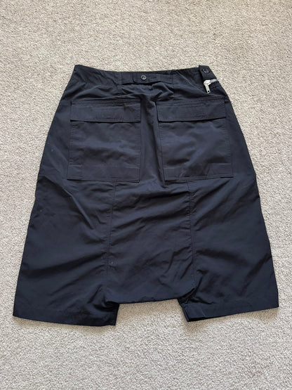 SS17 Rick Owens DRKSHDW "Walrus" Nylon Aircut Pods Shorts