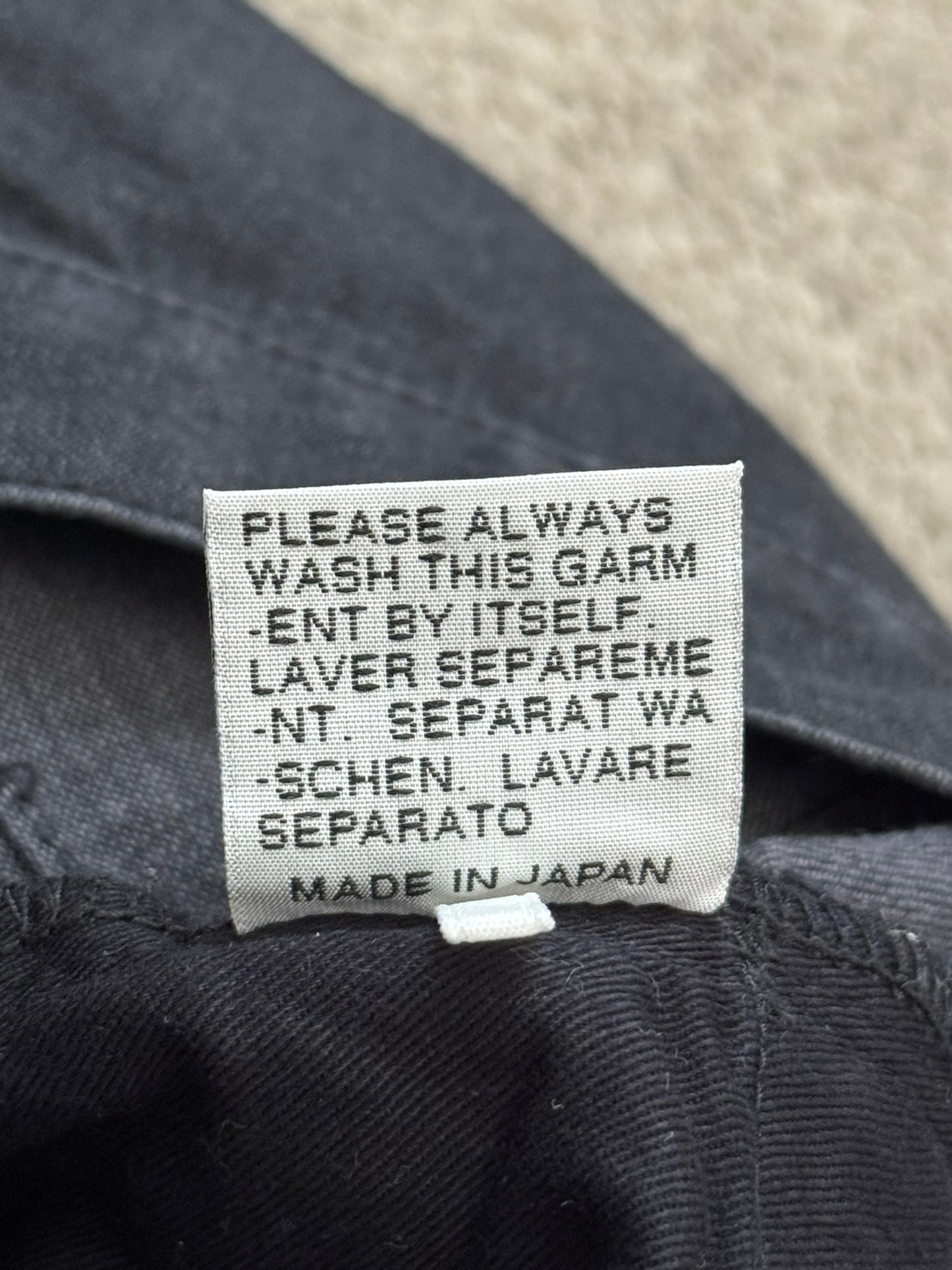 Dior Homme by Hedi Slimane MIJ Black Denim Jeans