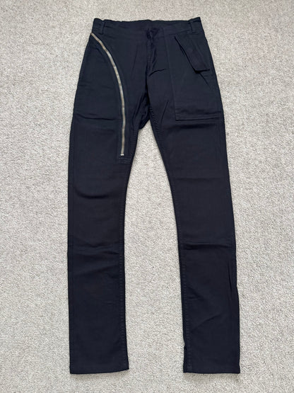 FW14 Rick Owens DRKSHDW "Moody" Black Aircut Denim Jeans