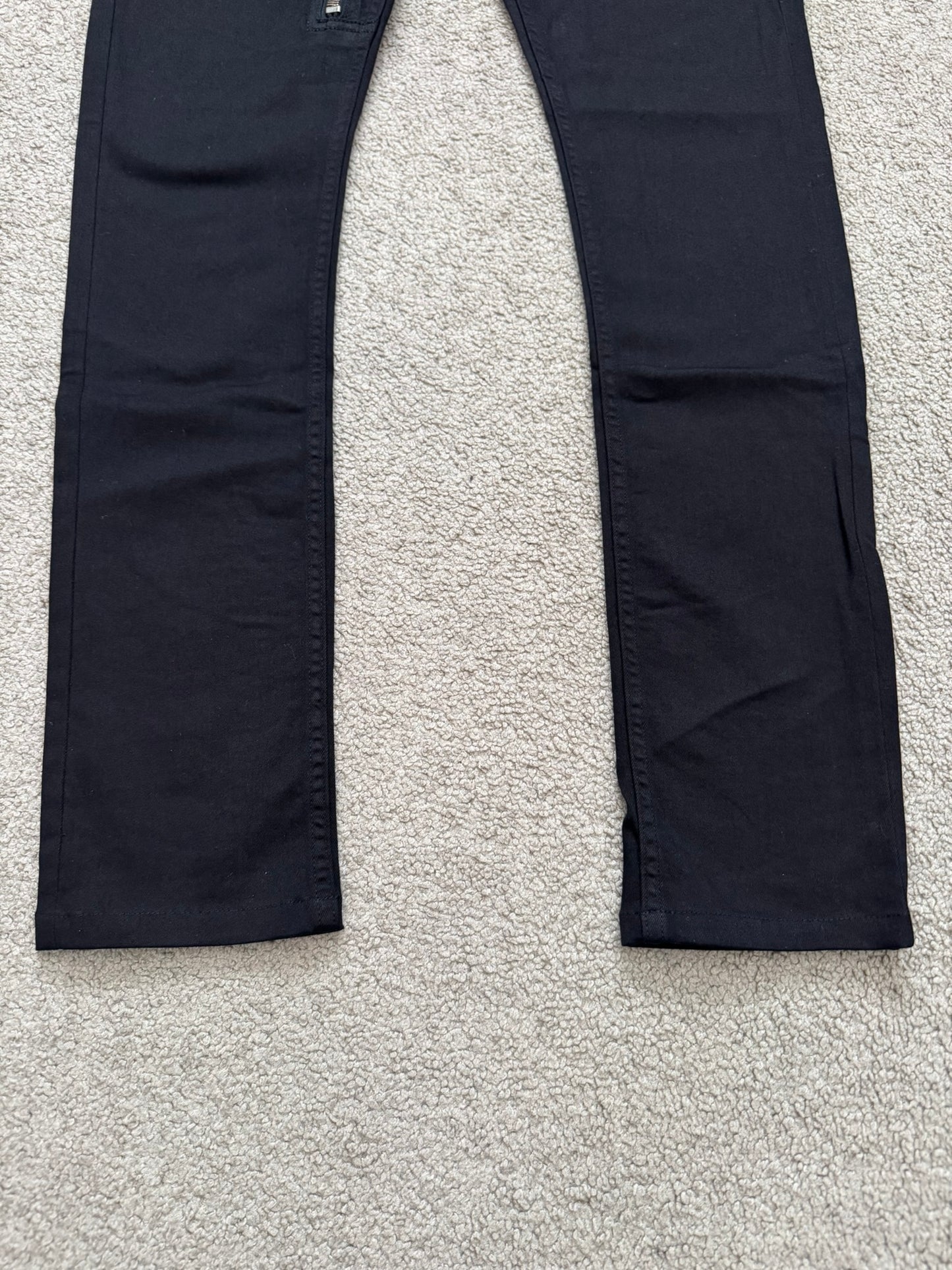FW14 Rick Owens DRKSHDW "Moody" Black Aircut Denim Jeans