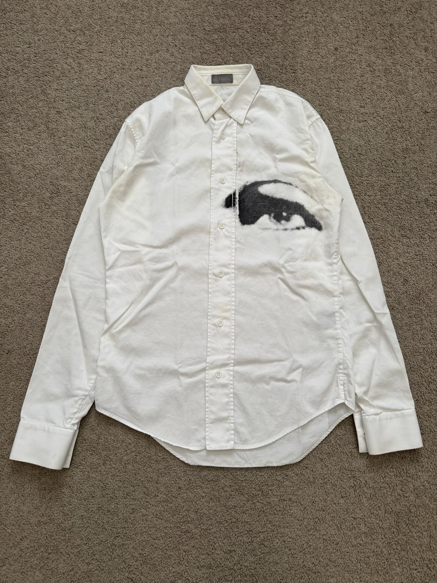 AW04 Dior Homme by Hedi Slimane "Victim of the Crime" Eye Shirt