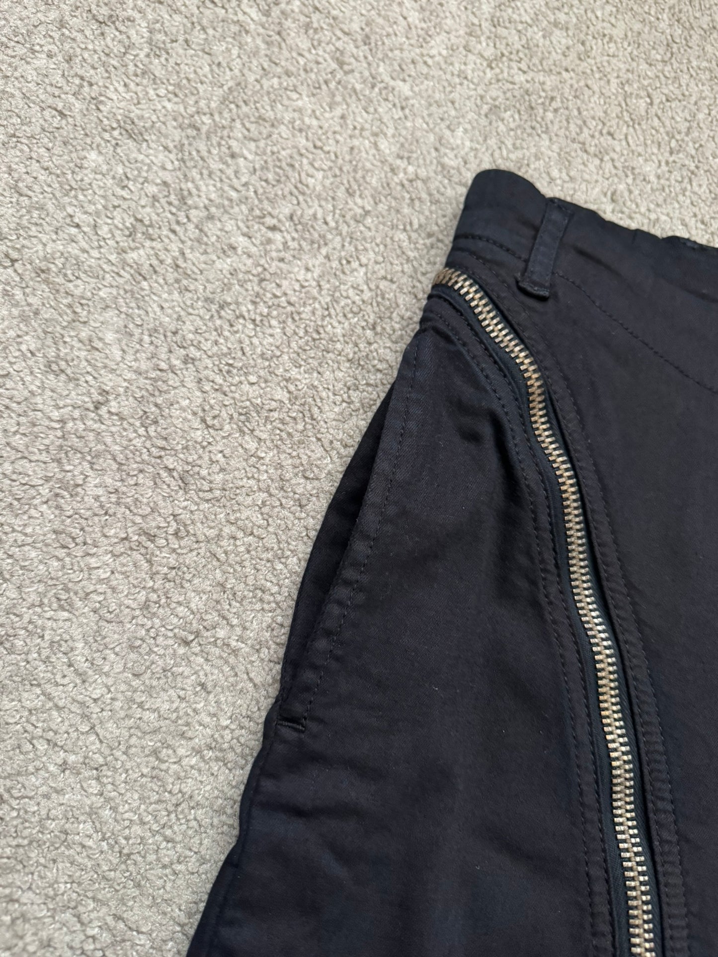 FW14 Rick Owens DRKSHDW "Moody" Black Aircut Denim Jeans