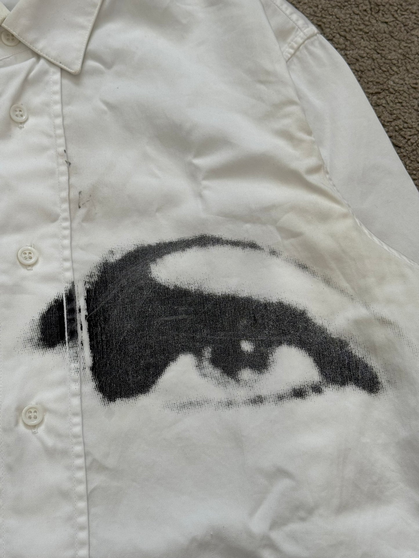 AW04 Dior Homme by Hedi Slimane "Victim of the Crime" Eye Shirt