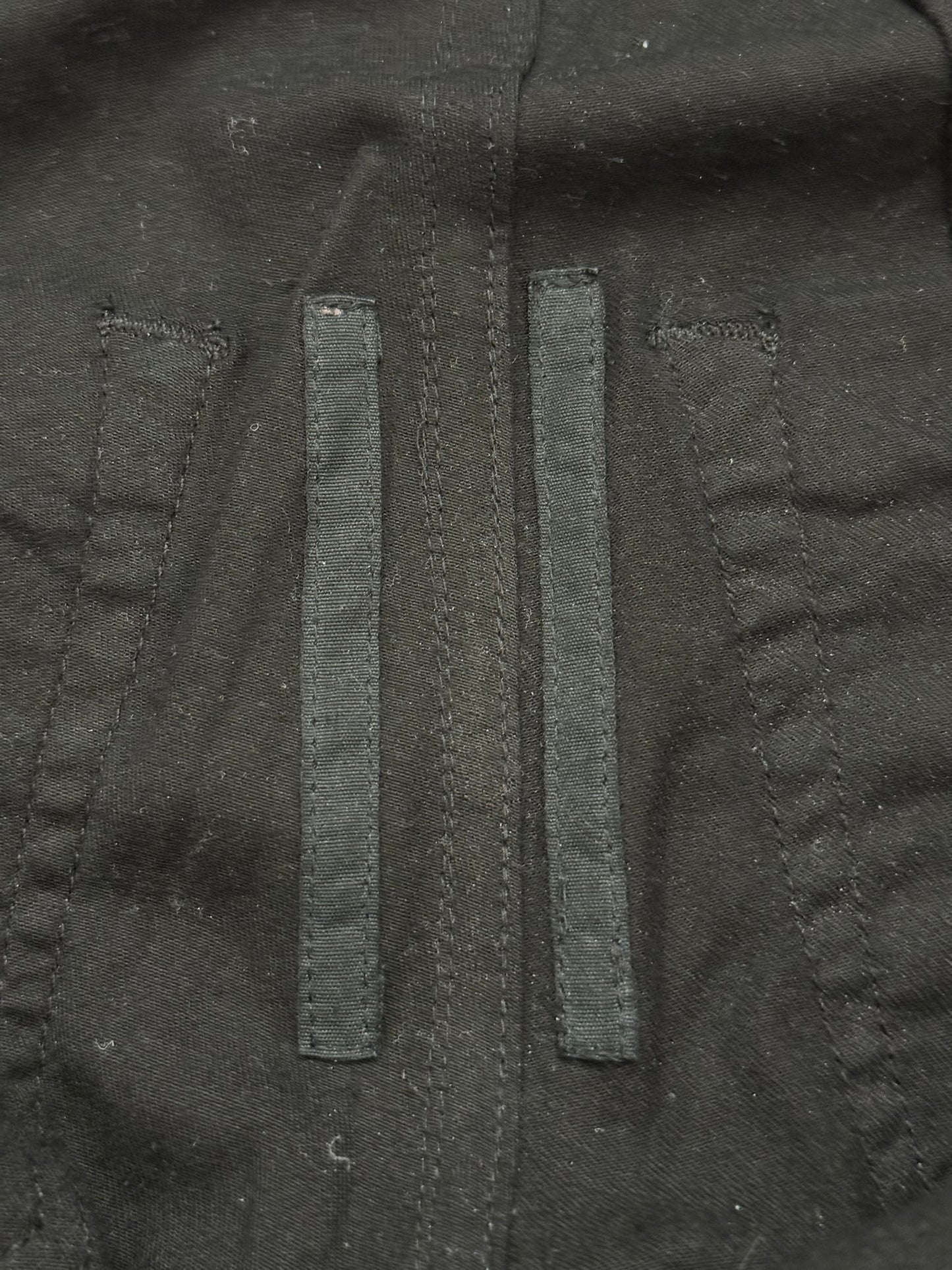 FW14 Rick Owens DRKSHDW "Moody" Black Aircut Denim Jeans