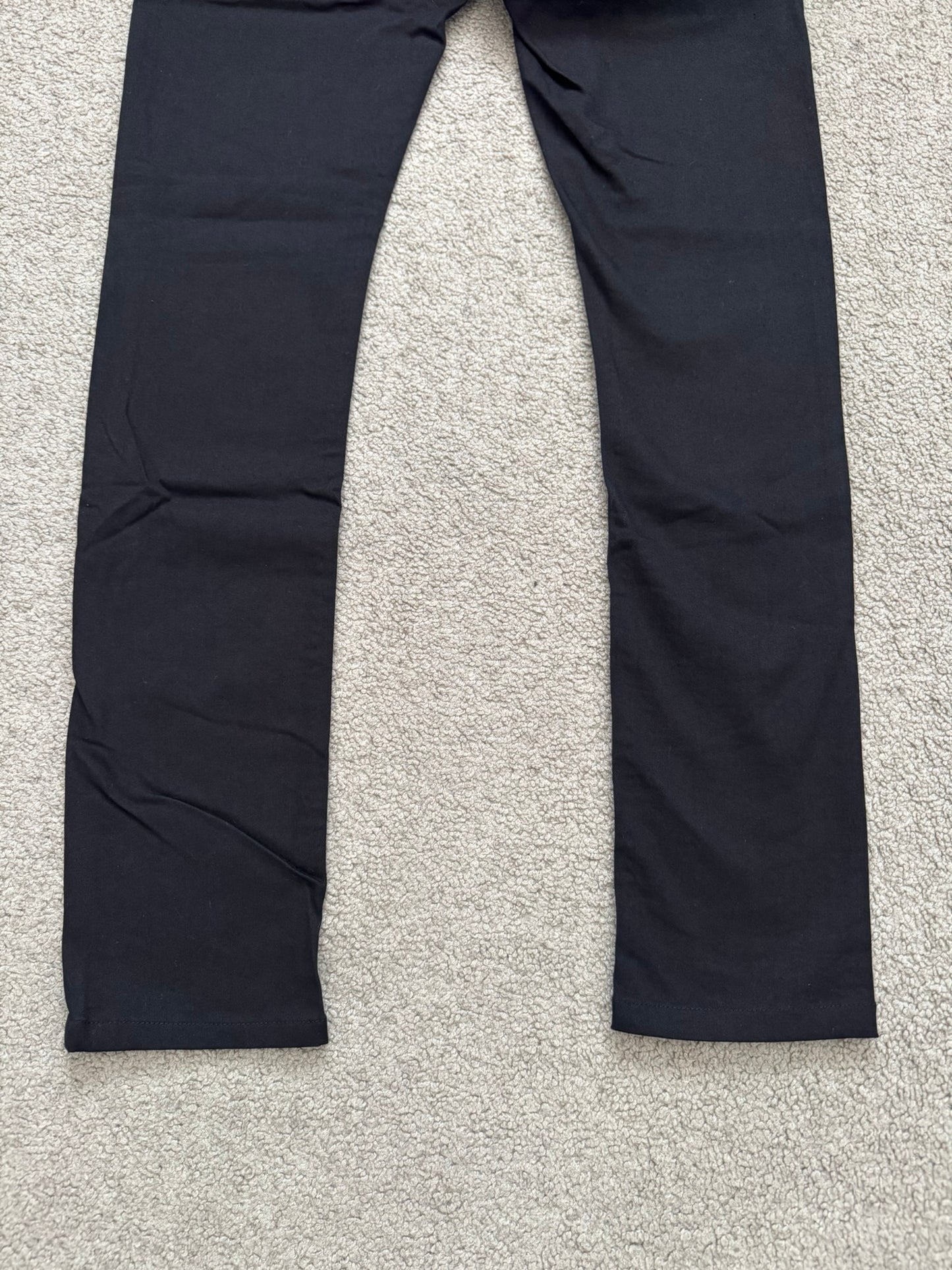 FW14 Rick Owens DRKSHDW "Moody" Black Aircut Denim Jeans