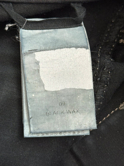 FW13 Rick Owens DRKSHDW Waxed Memphis Biker Denim Jeans