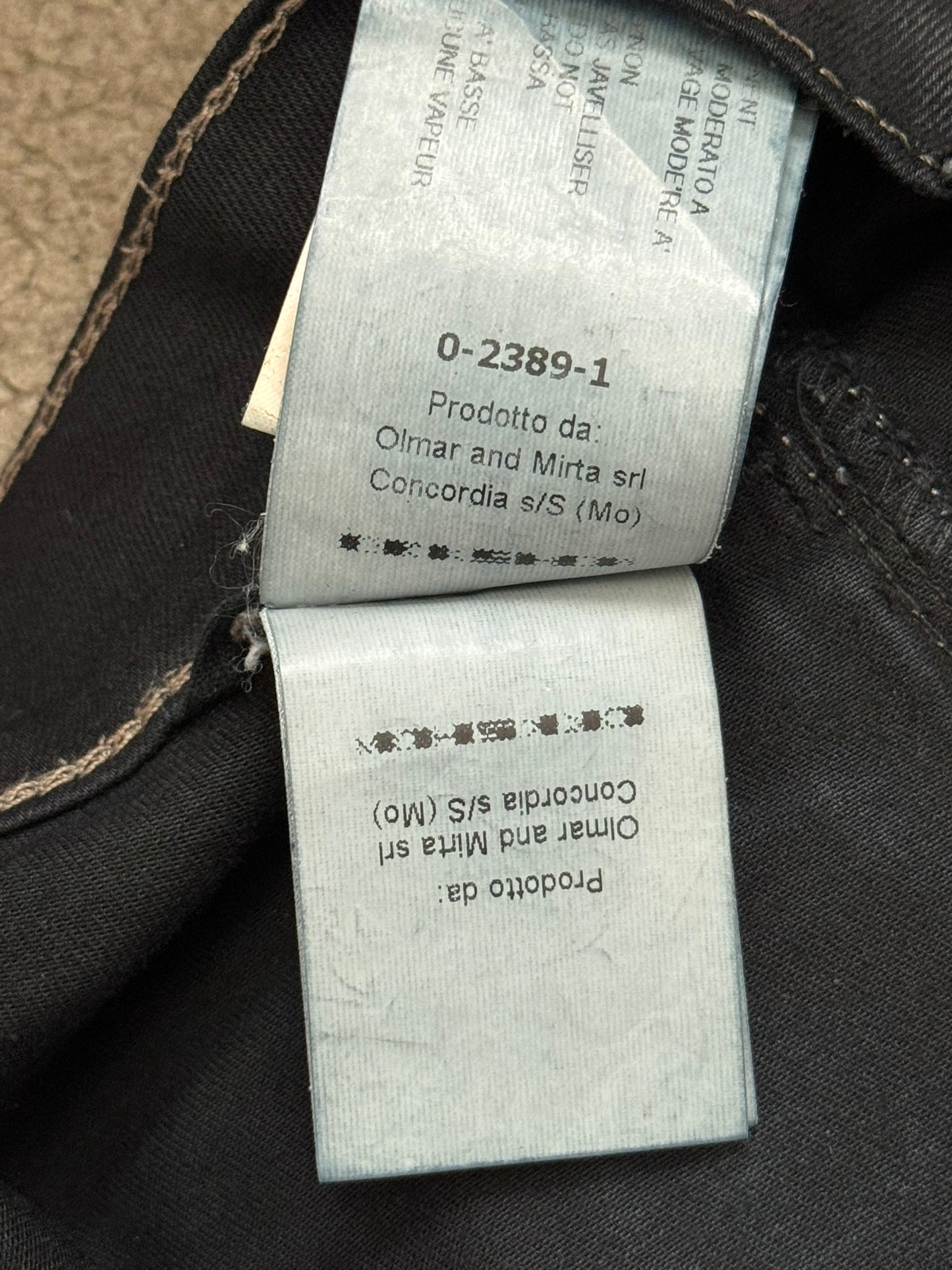 FW13 Rick Owens DRKSHDW Waxed Memphis Biker Denim Jeans