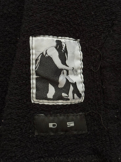 FW15 Rick Owens DRKSHDW Black Felpa Jason Zip Up Hoodie